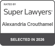 Rated by Super Lawyers - Alexandria Crouthamel, Selected in 2026