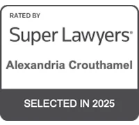 Rated by Super Lawyers - Alexandria Crouthamel, Selected in 2025